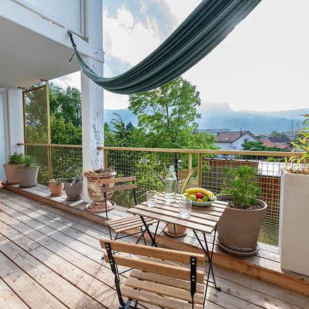 Calme Et Verdure: Vue Montagne - Terrasse - Wifi 그르노블 외부 사진