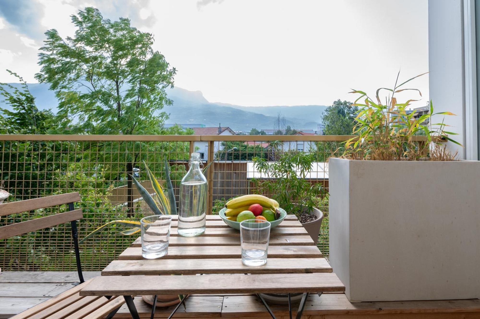 Calme Et Verdure: Vue Montagne - Terrasse - Wifi 그르노블 외부 사진